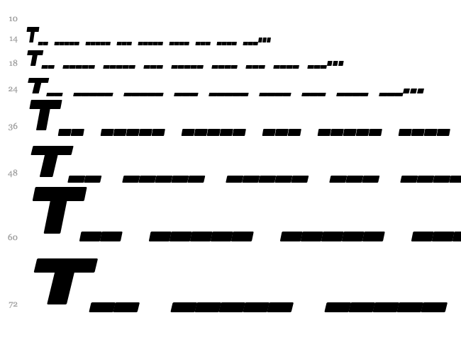 Fenix Blackletter Caps font waterfall